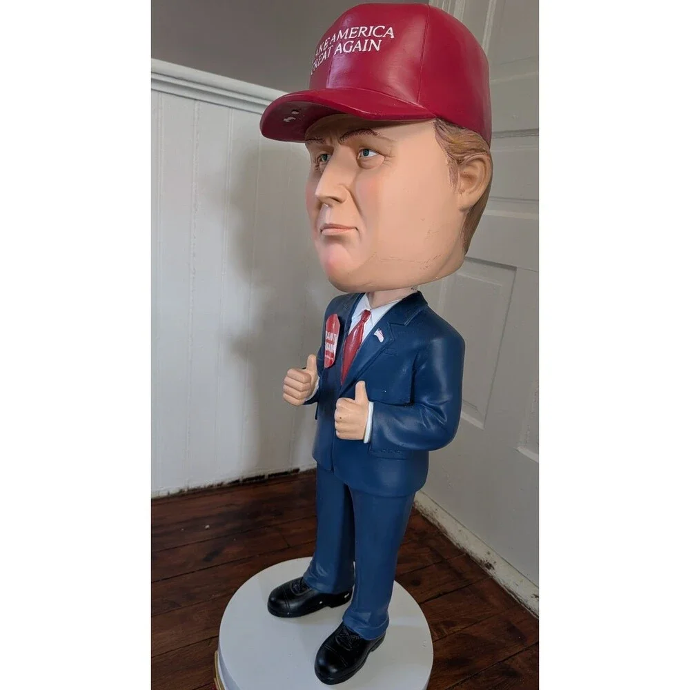Trump Maga Drain The Swamp 3 Ft Bobble Head Statue 2016 Campaign